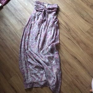 Strapless maxi dress